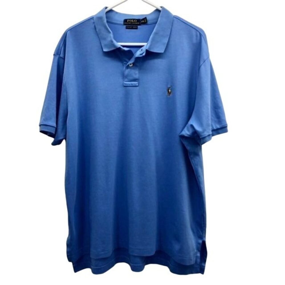 Polo Ralph Lauren Polo Shirt XXL Used Pima Cotton Soft Touch - Picture 8 of 9
